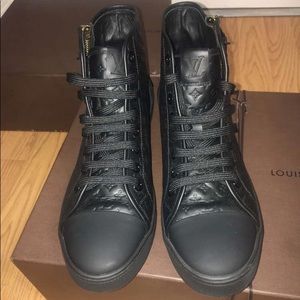 Louis Vuitton punchy monogram high tops